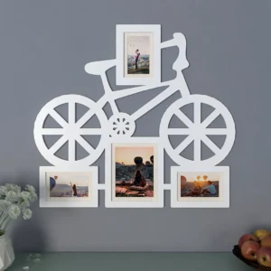 Playful Bicycle Hanging Photo Frame