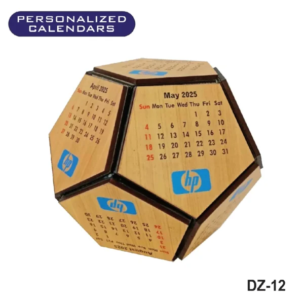 3D Personalized Desk Calendar