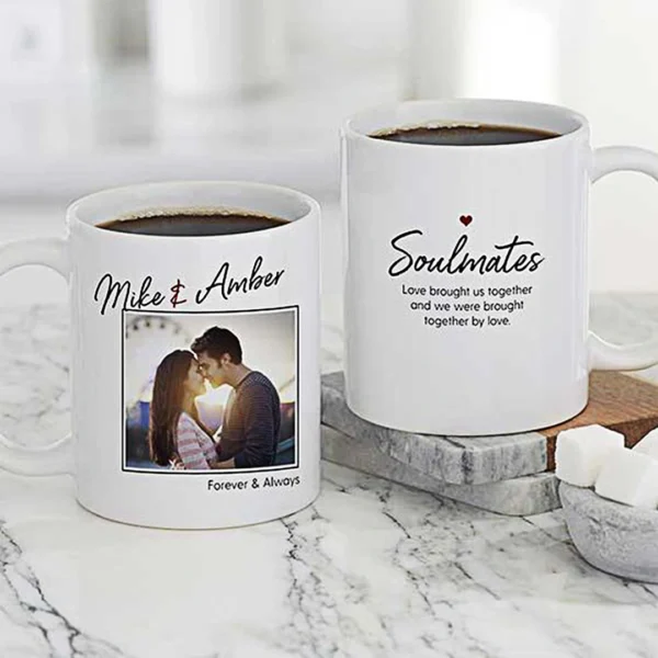 Personalized Soulmates Couple Mug