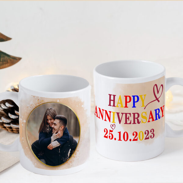 Happy Anniversary Ceramic Cup