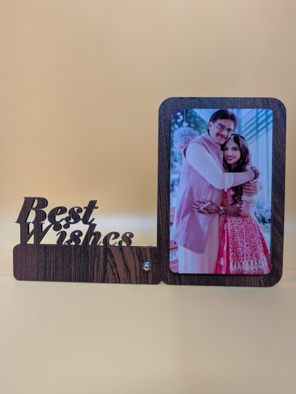 Best Wishes Table Top Photo Frame